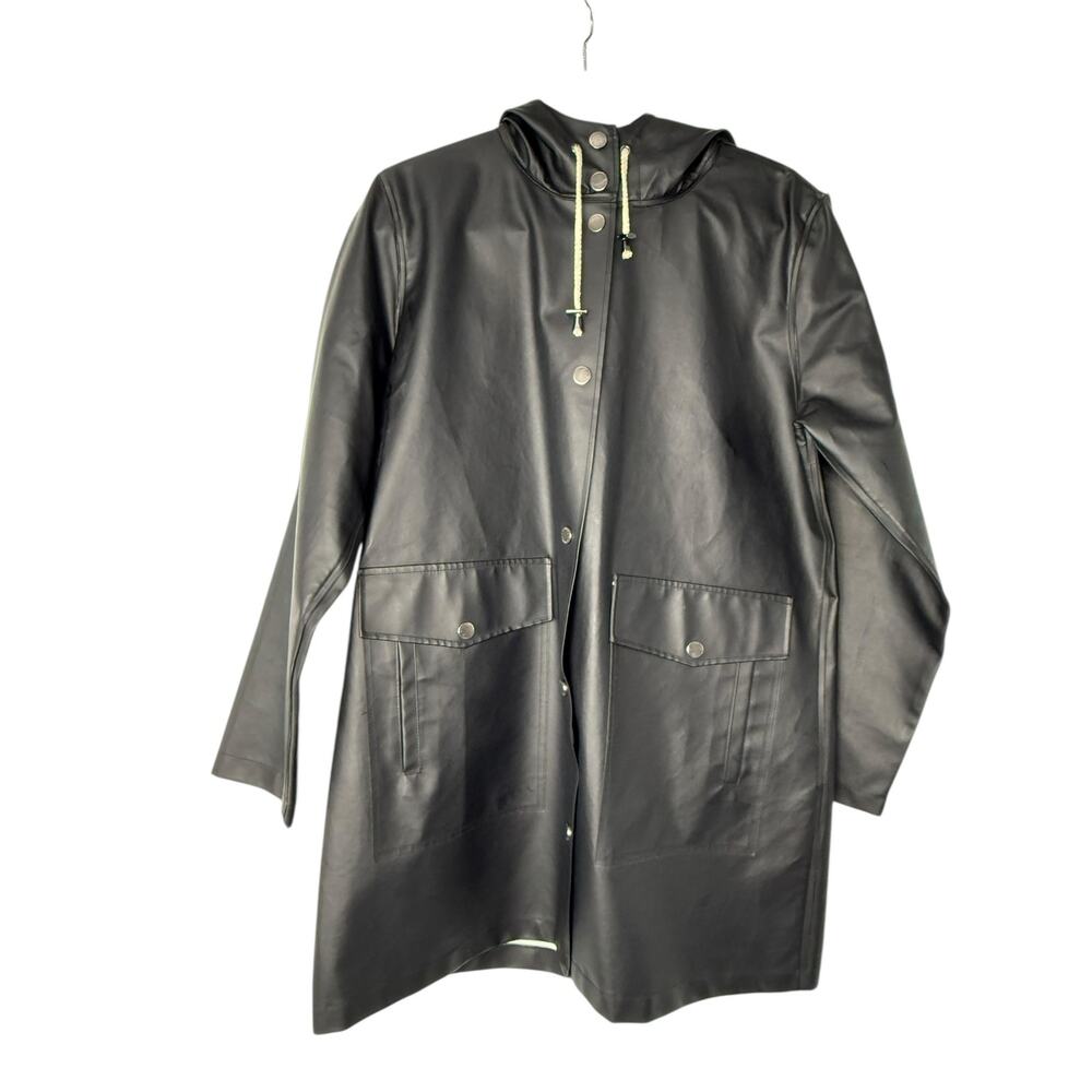 Pendleton Surrey Slicker Raincoat Black Hooded Wa… - image 4
